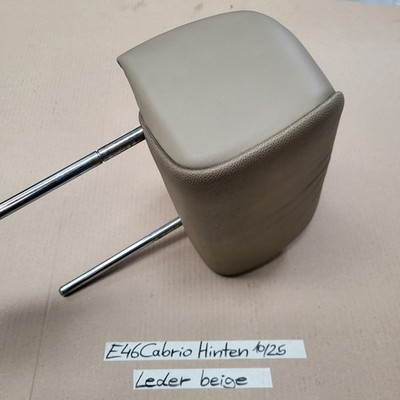 BMW E46 Cabrio Kopfstütze HINTEN Leder Beige Überroll-Schutzsystem – Bild 5
