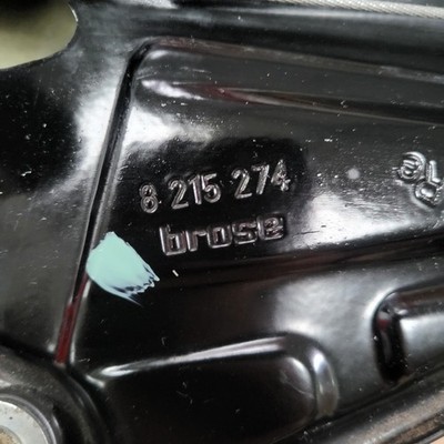 Original BMW E46 Cabrio Fensterheber Mechanismus + Motor + Scheibe Hinten RECHTS – Bild 2