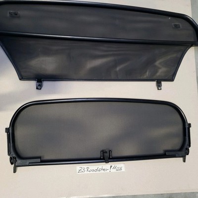 3x BMW Z3 Roadster Windschott Windschutz Abweiser Wind Stop Netz + Rahmen  – Bild 11