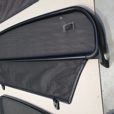 3x BMW Z3 Roadster Windschott Windschutz Abweiser Wind Stop Netz + Rahmen  – Bild 5