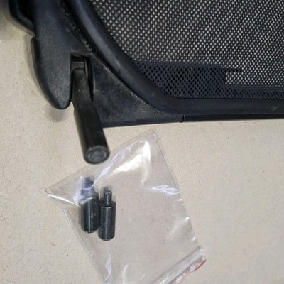 3x BMW Z3 Roadster Windschott Windschutz Abweiser Wind Stop Netz + Rahmen  – Bild 10