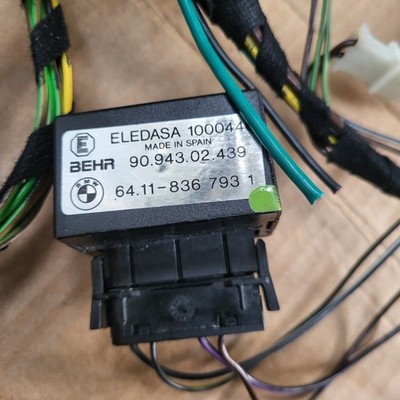 BMW Z3 Steuergerät Klimaanlage Klima Kabel + Bedienteil Heizung Gebläse Lüftung
