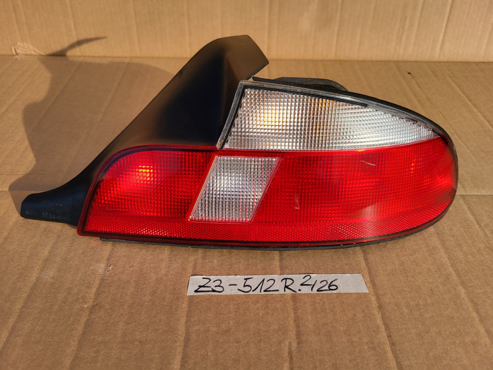BMW Z3 Roadster Rückleuchte Rücklicht Bremslicht 8384512 RECHTS rot weiss – Bild 1