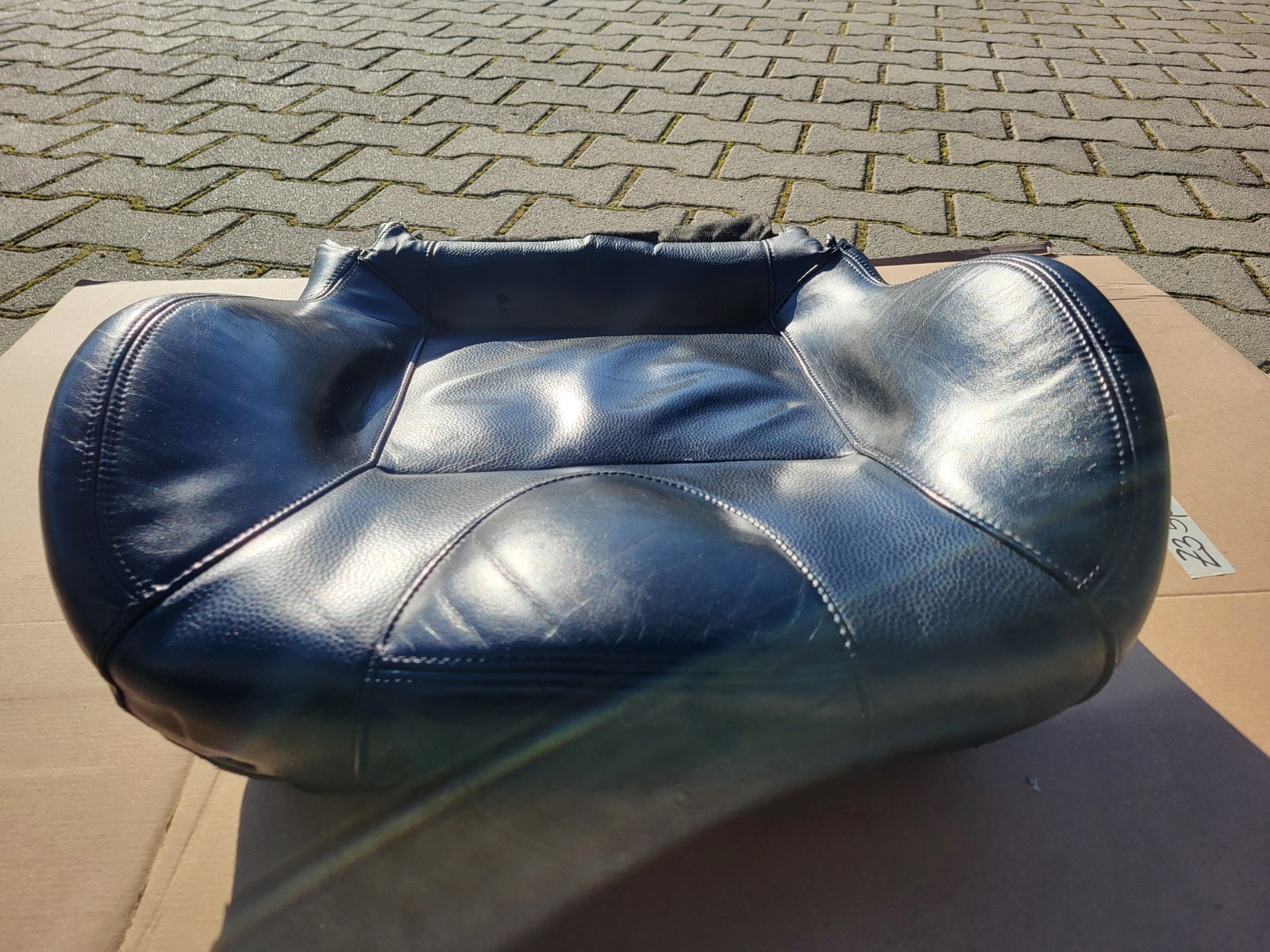 BMW Z3 Roadster Fahrer Sport Sitz Unterteil Leder Oregon schwarz Sitzheizung – Bild 3