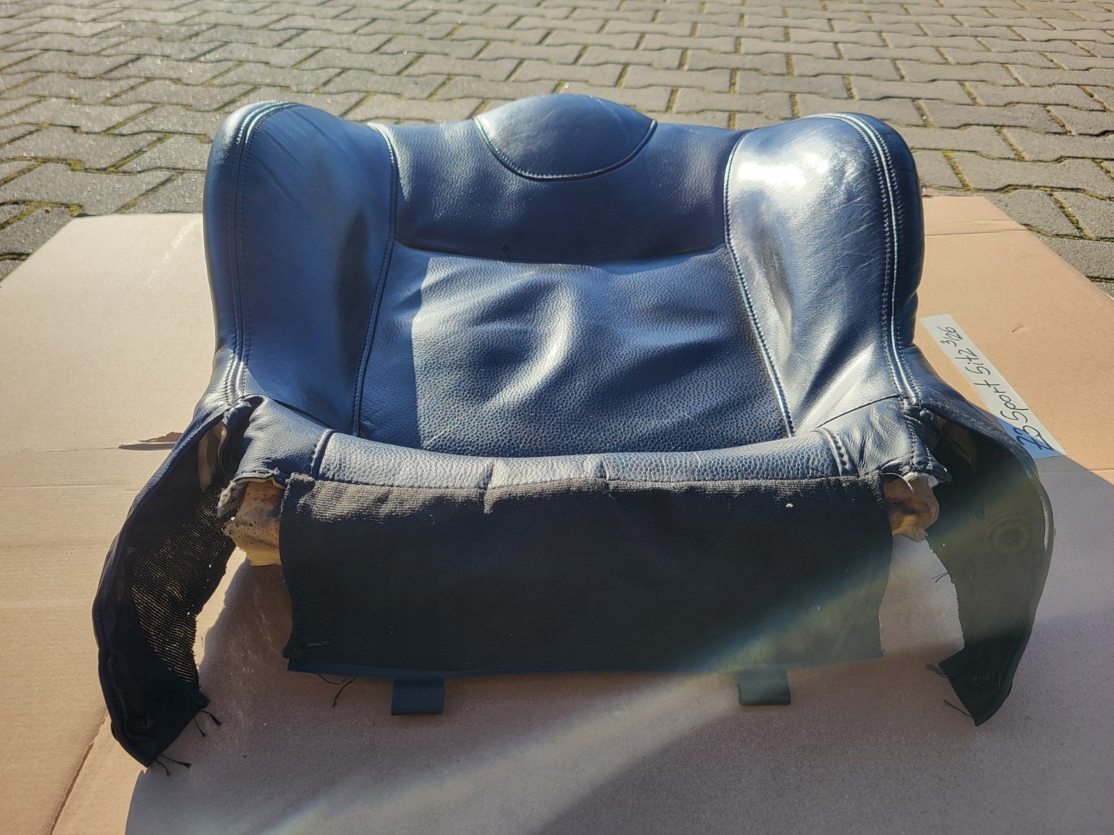 BMW Z3 Roadster Fahrer Sport Sitz Unterteil Leder Oregon schwarz Sitzheizung – Bild 5