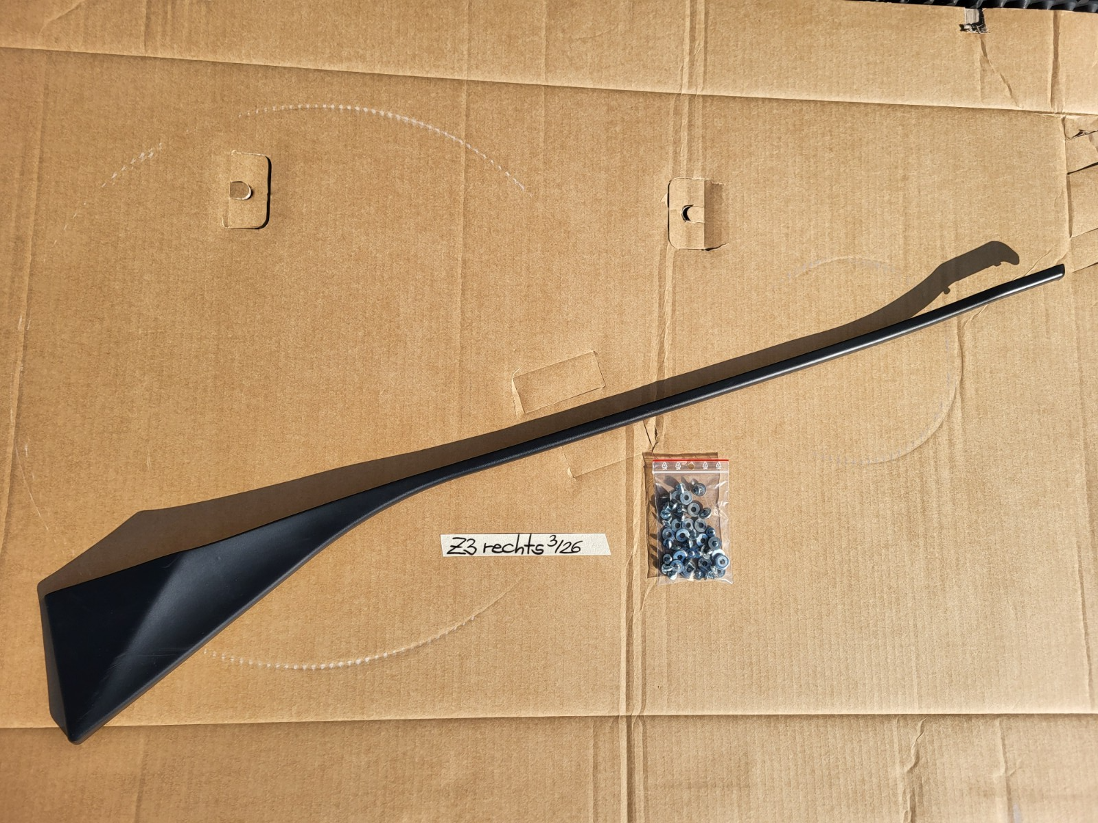 BMW Z3 Roadster + Coupe Leiste für  Tür Verkleidung Schwarz RECHTS Beifahrer – Bild 1