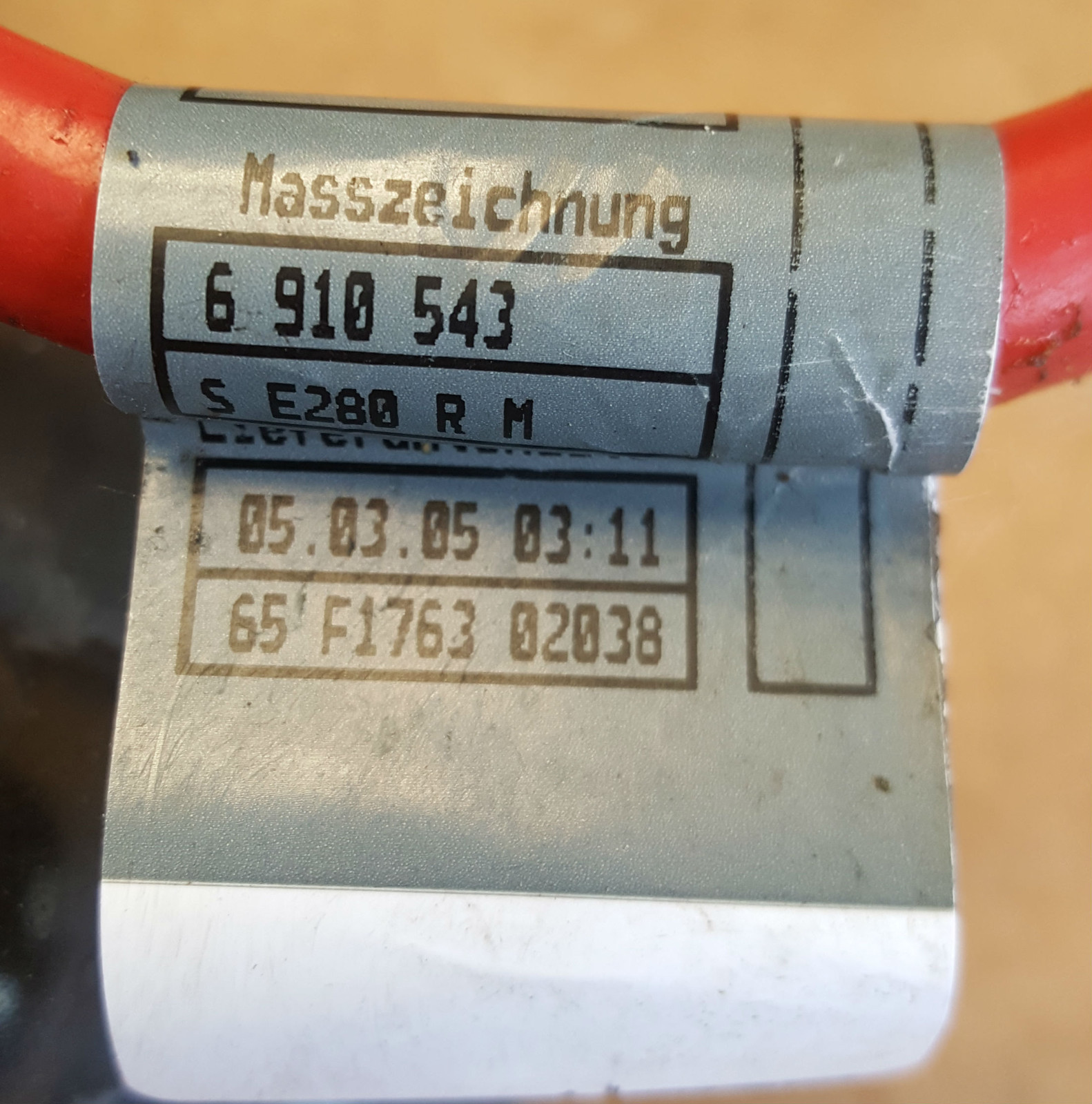 BMW X3 E83 Batterie Kabel Plus 6910543