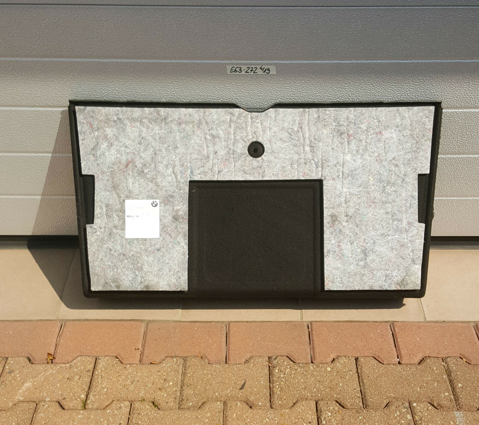 BMW 6er E63 Coupe Verkleidung Trennwand Gepäckraum Kofferraum Matte 7012272