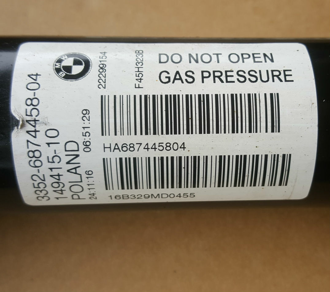 BMW 2er F45 Active Tourer Federbein Stossdämpfer hinten rechts + links 6874458