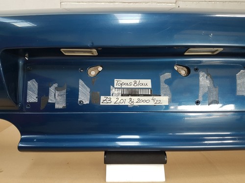 BMW Z3 Facelift Breites Heck Stoßstange Stoßfänger HINTEN Heckschürze Topas blau