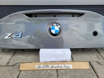 BMW Z4 E85 Heckklappe Kofferraum Klappe Heckdeckel Stratus grau 440  ABHOLUNG 