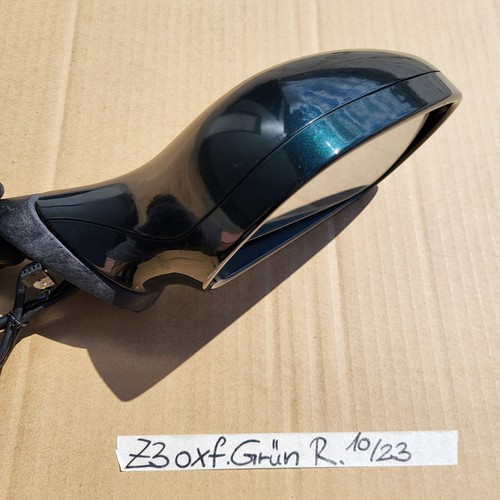BMW Z3 Roadster + Coupe Seiten Außen Spiegel + Glas + Motor RECHTS Oxford Grün 