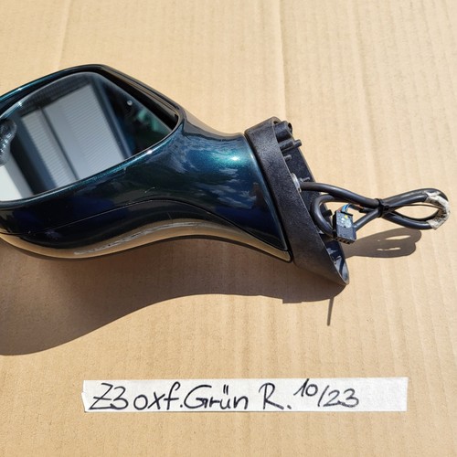 BMW Z3 Roadster + Coupe Seiten Außen Spiegel + Glas + Motor RECHTS Oxford Grün 