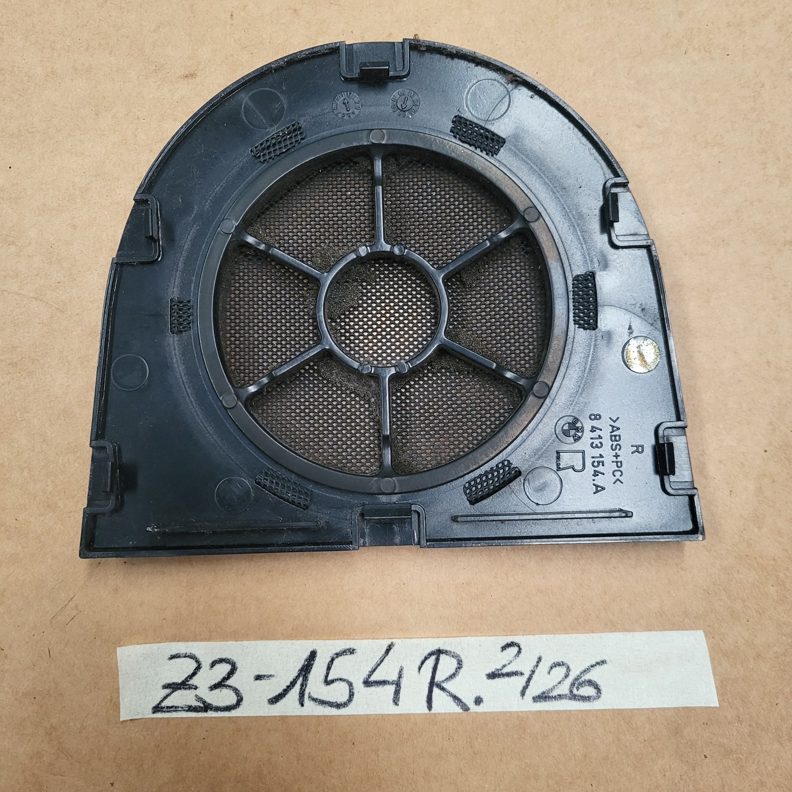 BMW Z3  Lautsprecher Gitter Verkleidung Abdeckung Blende 8413154 RECHTS Schwarz 