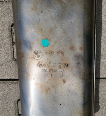 Auspuff BMW Z4 E85 Vorschalldämpfer + Mittelschalldämpfer 7514156 ABHOLUNG