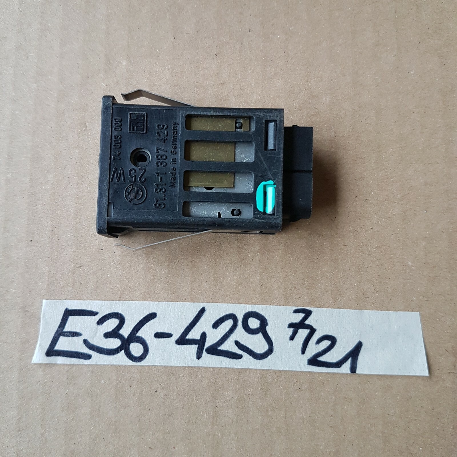 BMW E36 Dimmer Regler Schalter Tachobeleuchtung Beleuchtung Innenraum 1387429