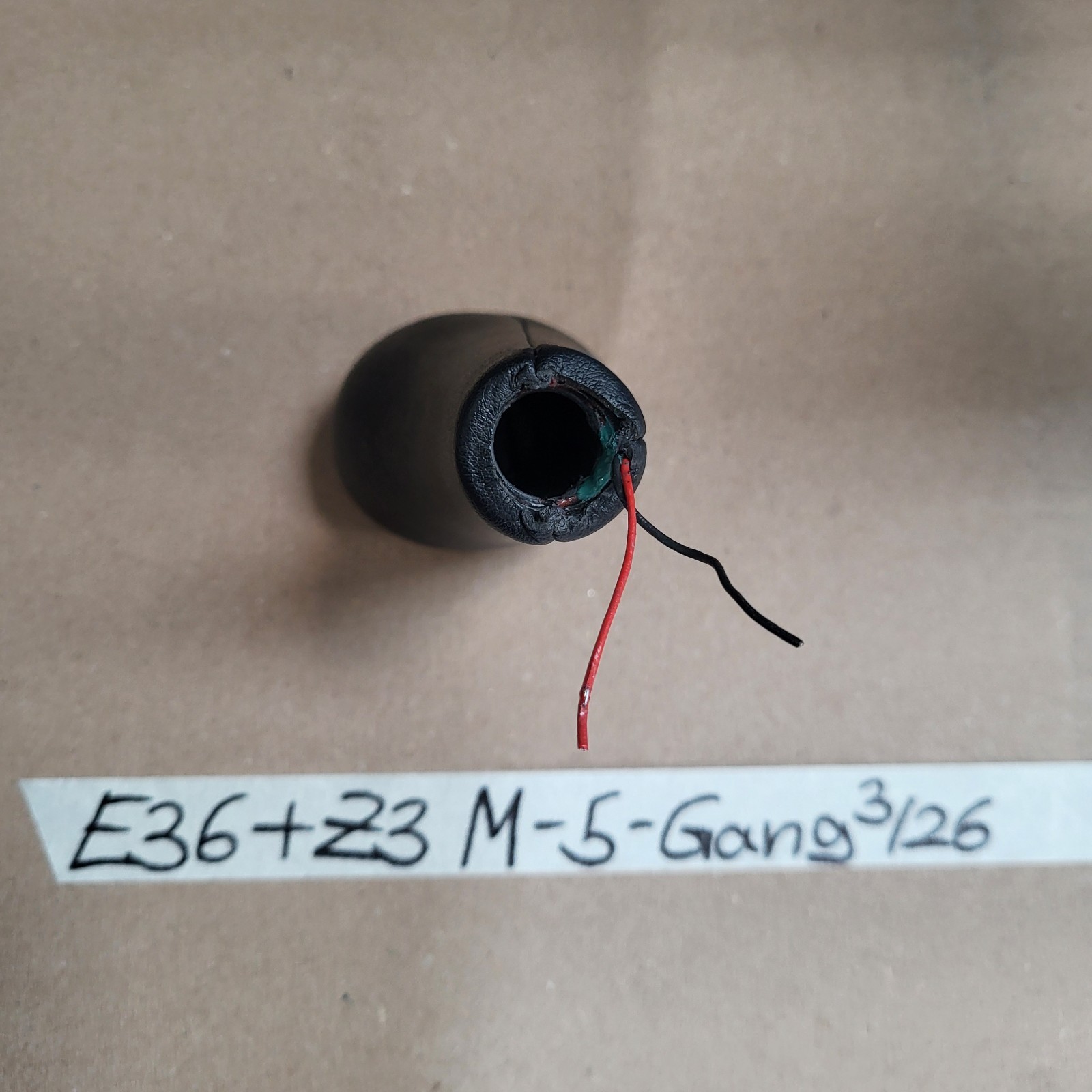 BMW E36 Z3 M3 Schaltknauf 5 Gang Sport Schaltung Gangwahl Schalter Leder