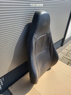 BMW Z3 Roadster Fahrer Sitz Oberteil  Leder schwarz Rücken Lehne + Gurt Halter
