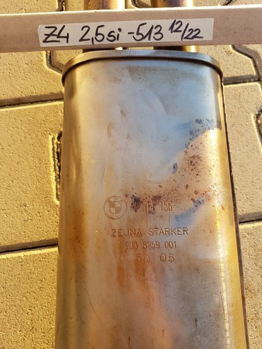 BMW Z4 E85 Auspuff 2,5 si Endschalldämpfer 7560513 für N52 Motor  ABHOLUNG