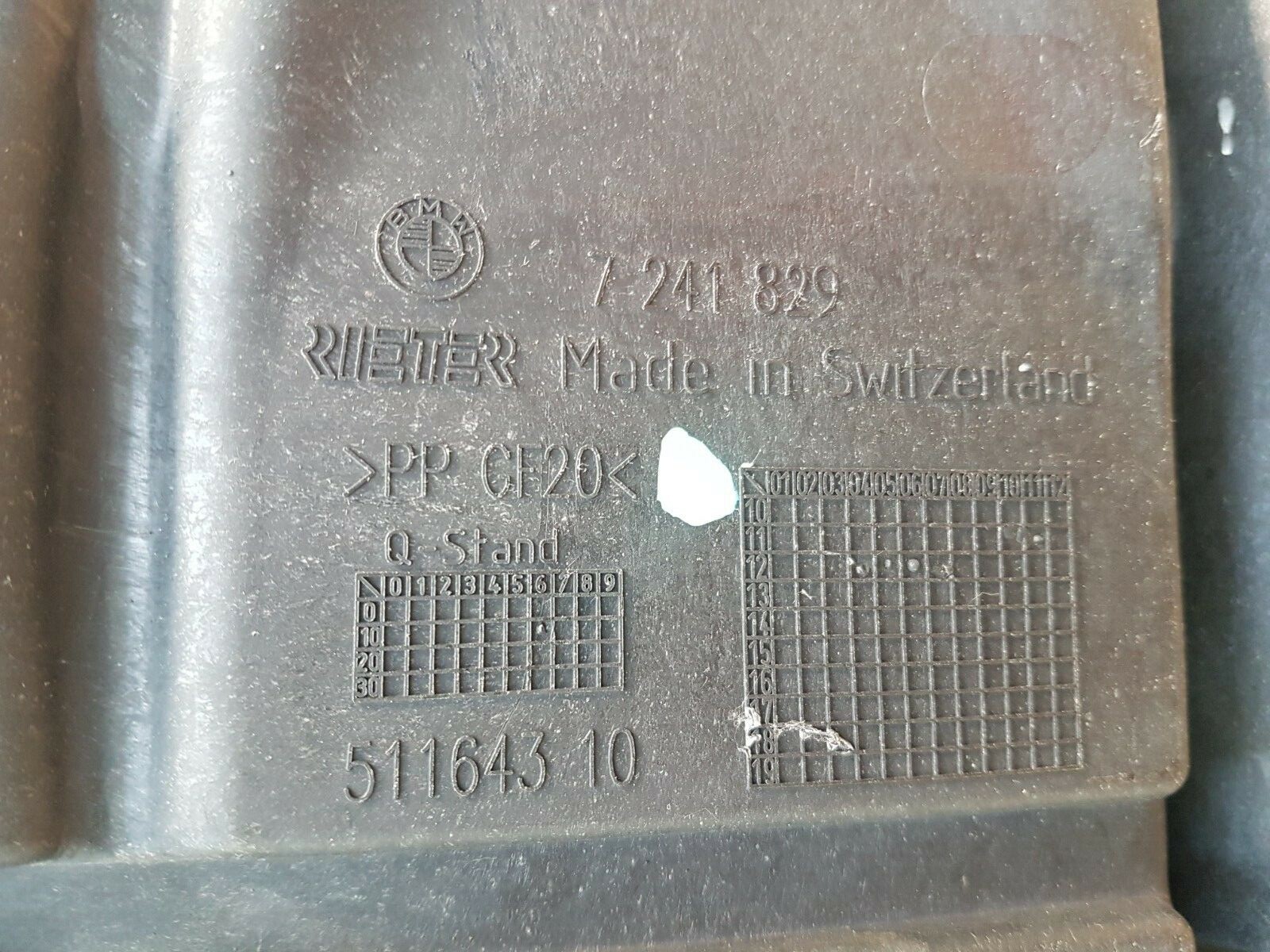 BMW F30 F31 F34 F20 F21 Unterfahrschutz Unterbodenverkleidung 7241829 ABHOLUNG