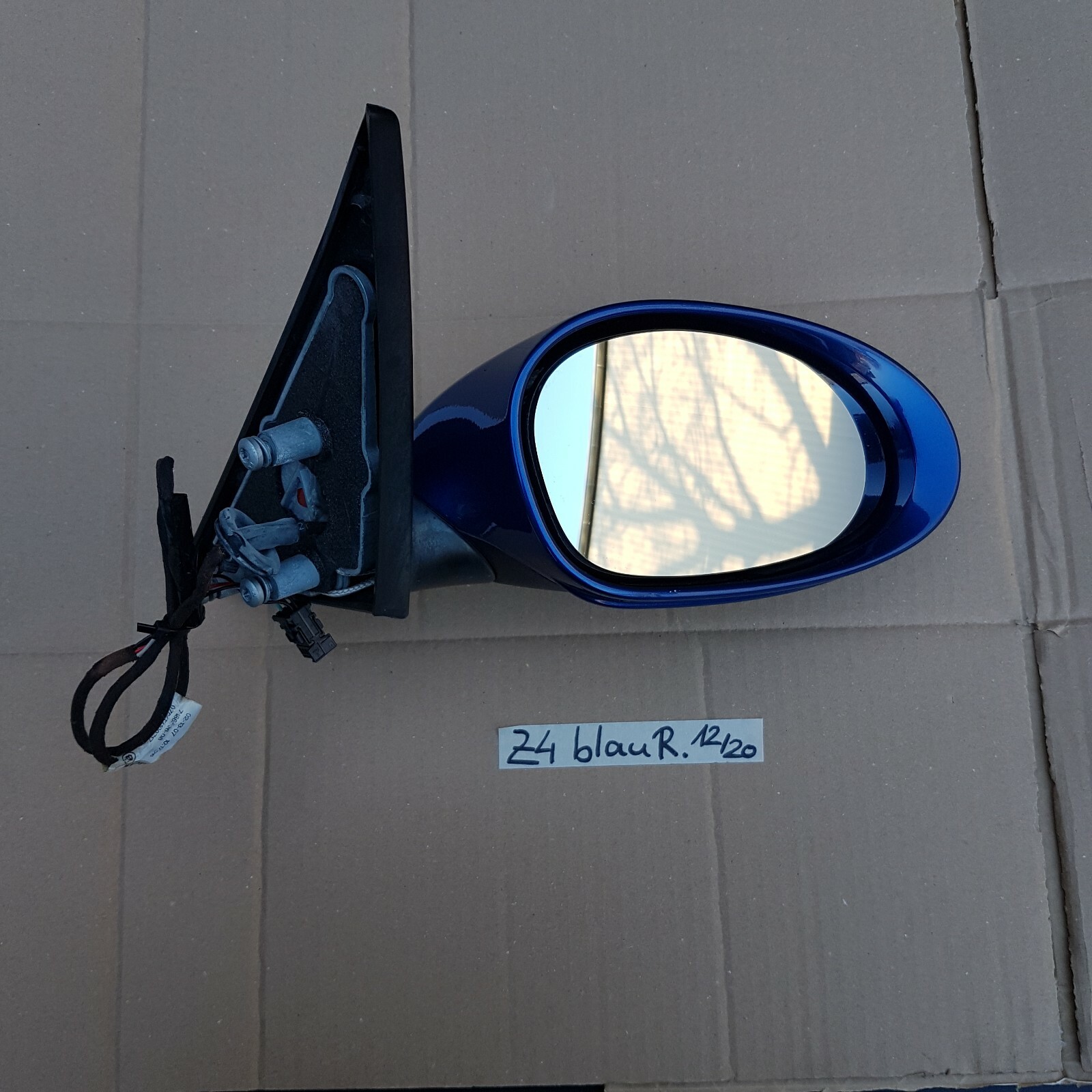 BMW Z4 E85 E86 Seiten Außen Spiegel rechts  Montego blau metallic A51