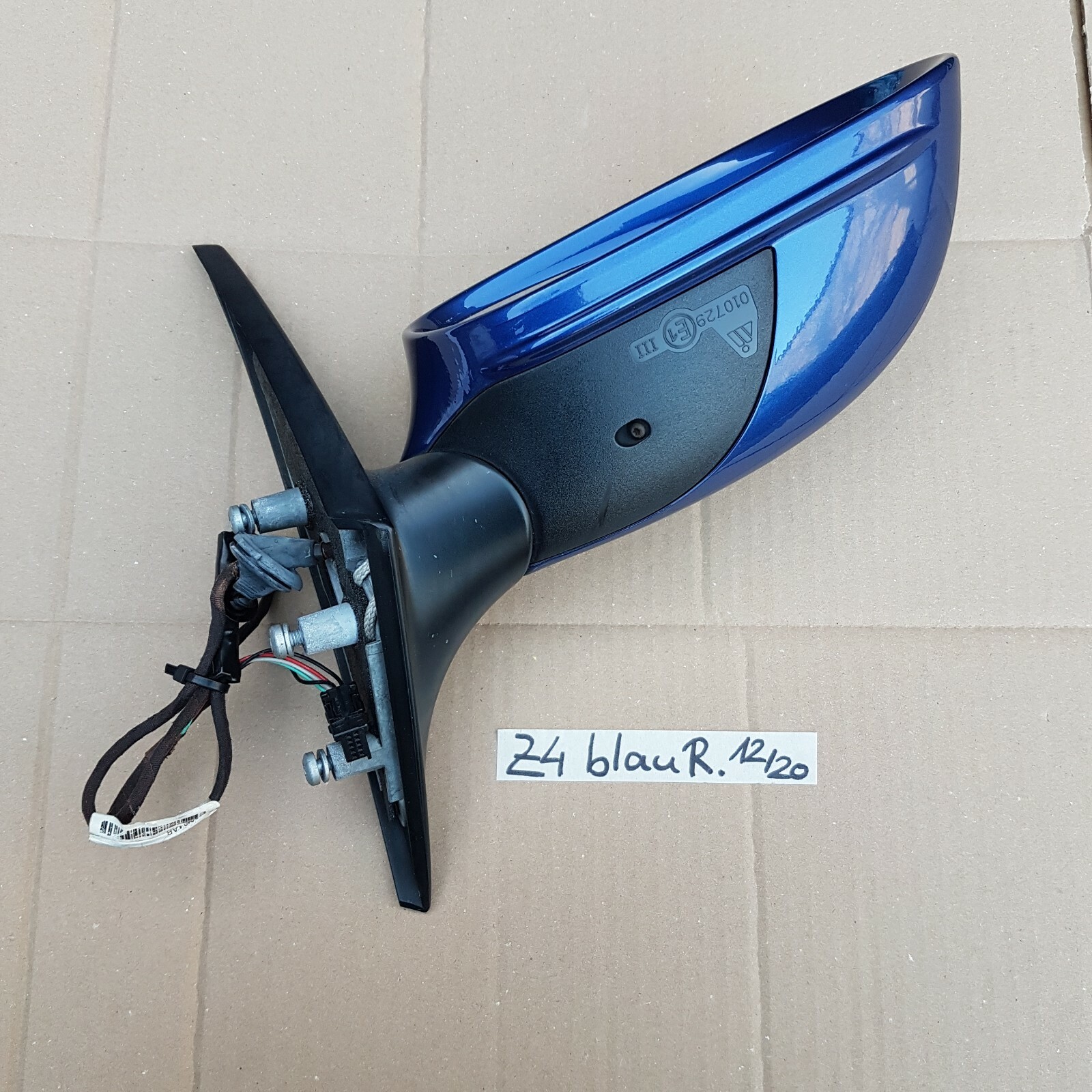 BMW Z4 E85 E86 Seiten Außen Spiegel rechts  Montego blau metallic A51