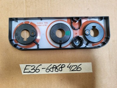 BMW E36 Heizung Lüftung Klima Frontplatte 1393872 Mittelkonsole Blende