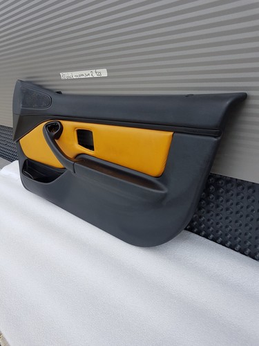 BMW Z3 Roadster Tür Verkleidung Türtafel Leder schwarz gelb nappa sun mit Griff