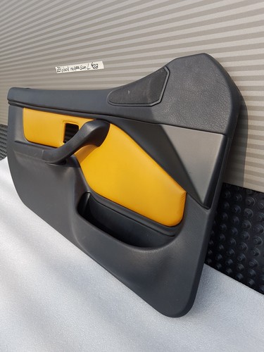 BMW Z3 Roadster Tür Verkleidung Türtafel Leder schwarz gelb nappa sun mit Griff