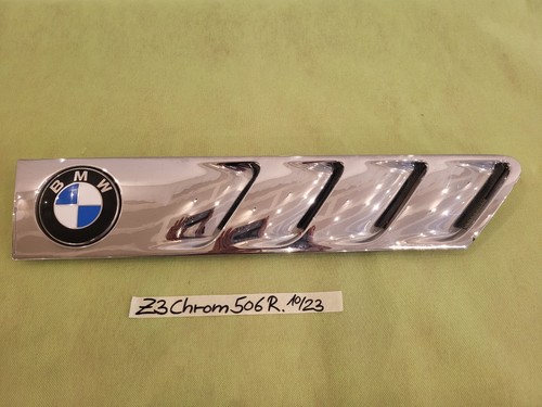 BMW Z3 Lufteinlass Ki​emen Ziergitter Motorhaube Chrom Silber RECHTS  8397506