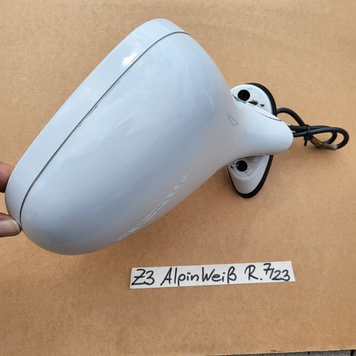 BMW Z3 Roadster Coupe Seiten Außen Spiegel RECHTS weiss RHD