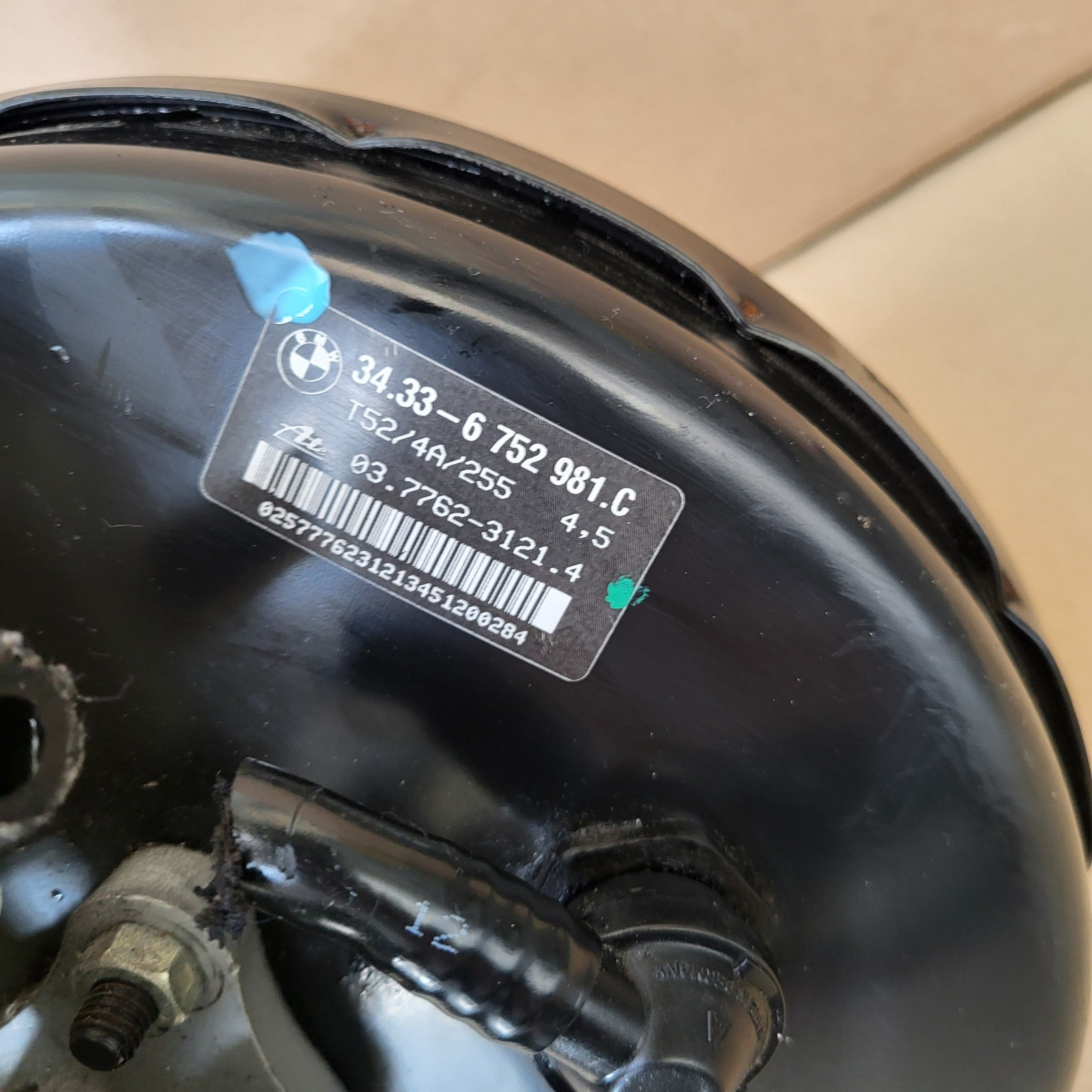 BMW E36 Z3 Bremskraftverstärker Hauptbremszylinder Bremse Bremsanlage 6752981