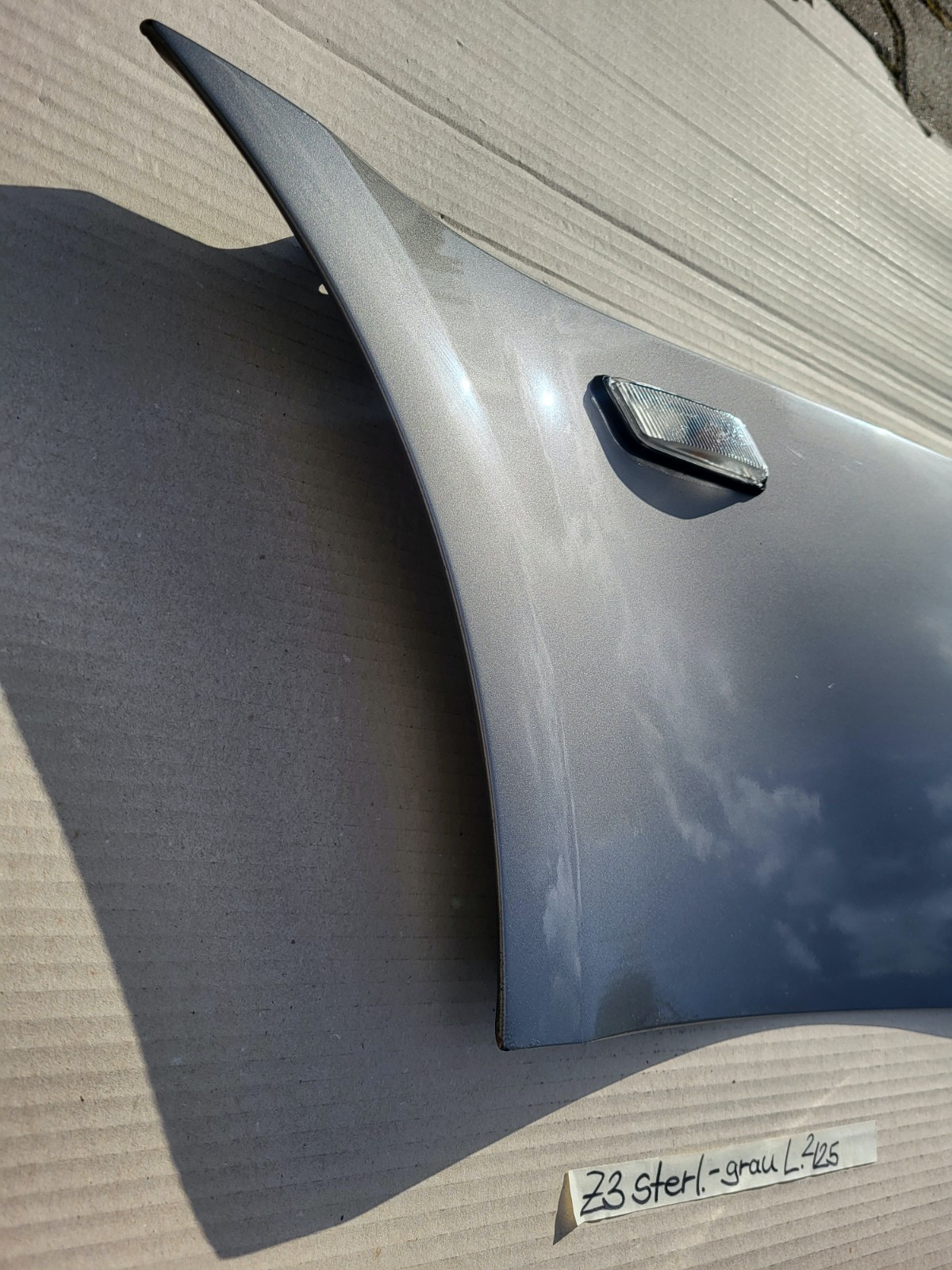 BMW Z3 Roadster Kotflügel Seitenwand  VORNE LINKS Sterling Grau Metallic 