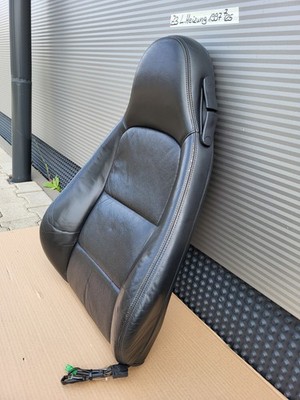 BMW Z3 Roadster Fahrer Sitz Oberteil  Leder schwarz Rücken Lehne Polster Heizung