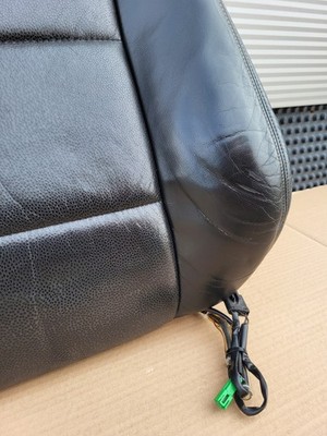 BMW Z3 Roadster Fahrer Sitz Oberteil  Leder schwarz Rücken Lehne Polster Heizung