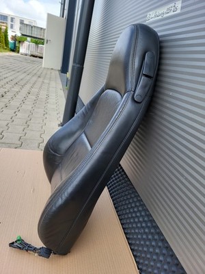 BMW Z3 Roadster Fahrer Sitz Oberteil  Leder schwarz Rücken Lehne Polster Heizung