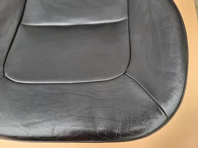 BMW Z3 Roadster Fahrer Sitz Kissen Unterteil Leder schwarz OHNE  Sitzheizung