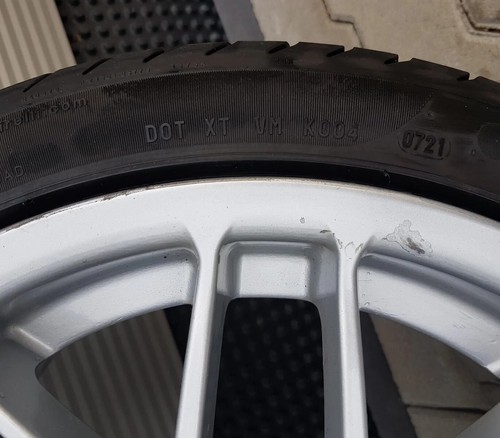 EINE BMW Z4 E85 E86 E46 Leichtmetall Alu M-Felge 9 J x 18 Zoll + Pirelli Reifen