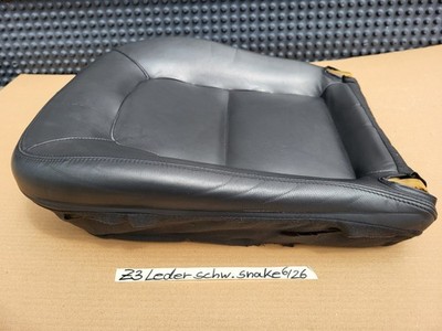 BMW Z3 Roadster Fahrer Sitz Kissen Polster  Unterteil Leder snake Schwarz Black