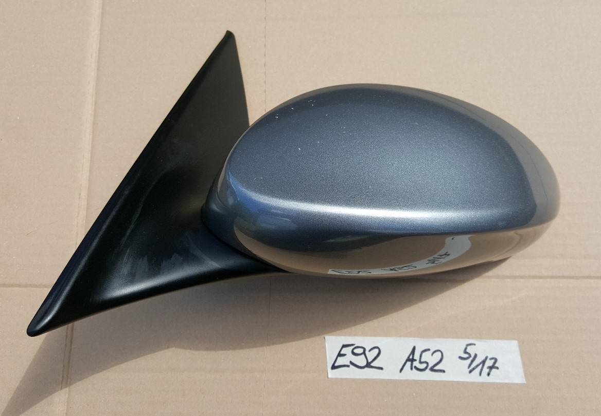 BMW E92 E93 Außen Seiten Spiegel 5 PIN LINKS space grau metallic A52  