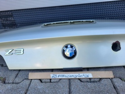 BMW Z3 Roadster Facelift Heckklappe Heckdeckel Kofferraum Deckel Pistaziengrün