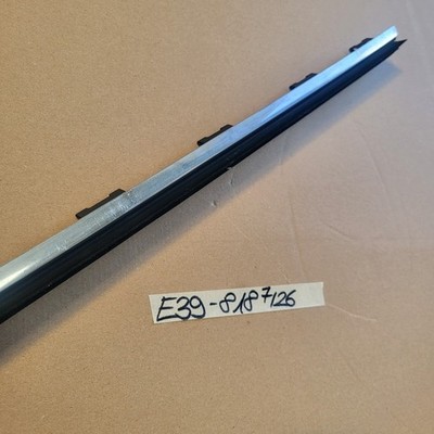 BMW E39 Zierleiste Chrom Fenster Schacht Leiste Dichtung HINTEN RECHTS 8185818