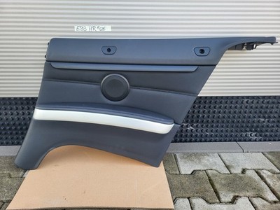 BMW E93 Cabrio Seiten Verkleidung HINTEN RECHTS Leder Schwarz + Beleuchtung 