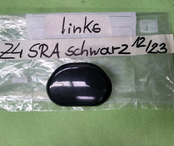 Blende BMW Z4 E85 E86 Xenon Düse Kappe i.d.Stoßstange vorne LINKS Saphir Schwarz