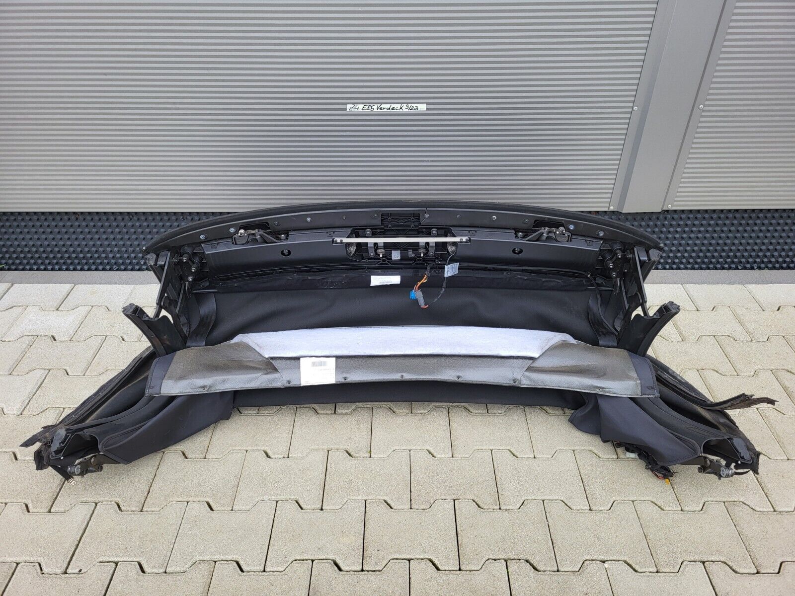 Verdeck Abdeckung Schwarz Mit Fenster für BMW Serie Z4 E85 Kabriolett  Cabrio